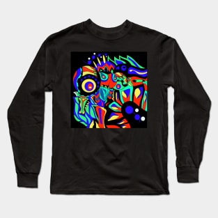 black arts in alien armor ecopop Long Sleeve T-Shirt